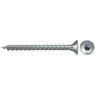 Boîte De 200 Vis Bois Powerfast Ii Fpf Ii Ctf Tête Fraisée Fischer Empreinte Tx - Zingué Blanc - Filetage Total
