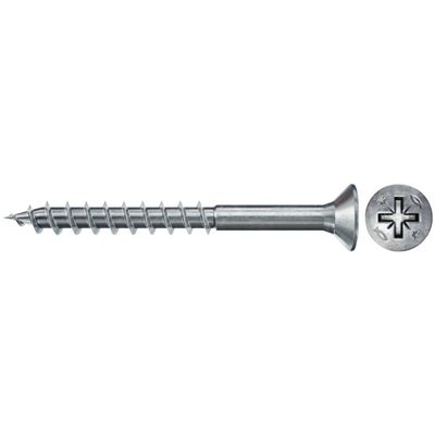 200 vis PowerFast tête fraisée FISCHER empreinte PZ zingué filetage partielTaille:Ø 3 5 x 50mm