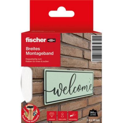 Fischer GOW 560901 Ruban de montage x 3 x 38 mm 1 pc