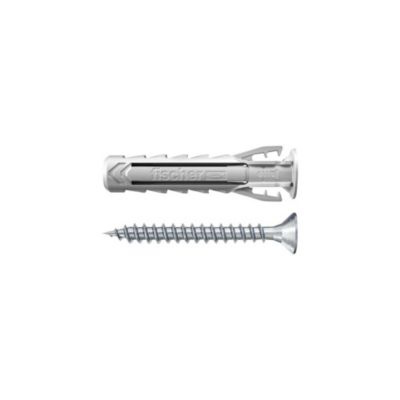 Cheville a expansion nylon Fischer SX Plus 12 x 60 avec vis 3