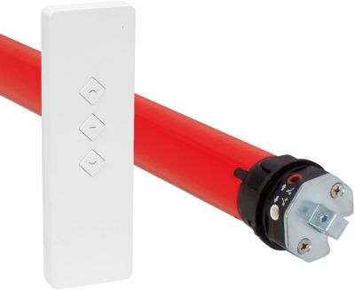 Moteur télécommandé pour volets roulants 610 mm Rouge - SUPERROLLO