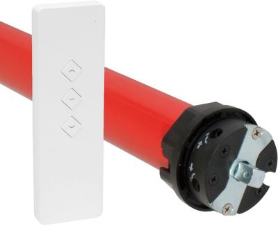 Moteur télécommandé pour volets roulants 660 mm Rouge - SUPERROLLO