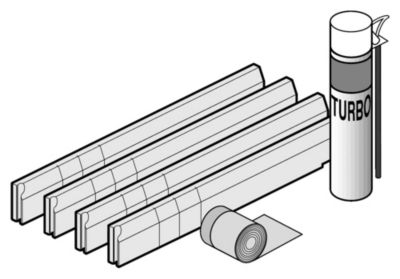 Kit d'installation pour receveur de douche 100 x 100 cm Squaro Infinity