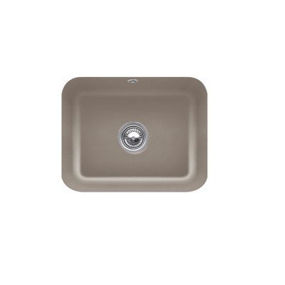Evier 1 bac VILLEROY ET BOCH Cisterna 60C Timber CeramicPlus avec vidage manuel
