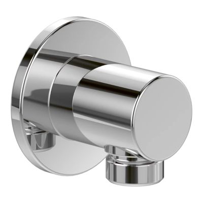 Coude de raccordement mural VILLEROY ET BOCH Universal rond Chrome