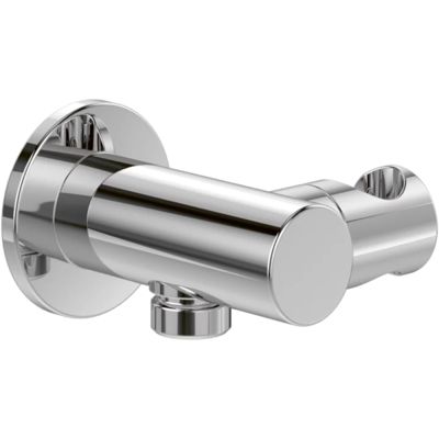Support mural pour douchette avec raccordement VILLEROY ET BOCH Universal rond Chrome