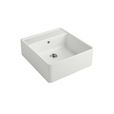 Evier timbre office VILLEROY ET BOCH Tradition Steam CeramicPlus avec vidage automatique