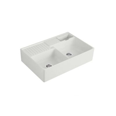 Evier cuisine VILLEROY ET BOCH Tradition Steam CeramicPlus avec vidage automatique
