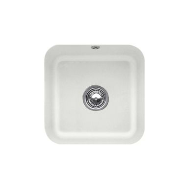 Evier 1 bac VILLEROY ET BOCH Cisterna 50 Steam CeramicPlus avec vidage manuel