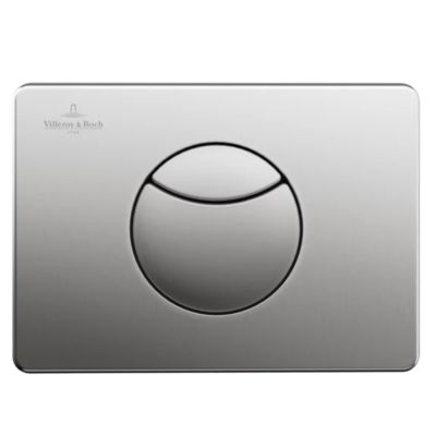 Plaque de déclenchement WC VILLEROY ET BOCH ViConnect Acier