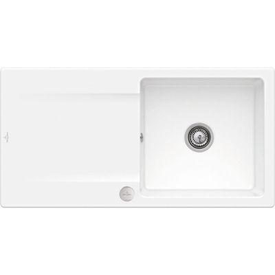 Evier VILLEROY ET BOCH Siluet 60 CeramicPlus avec vidage automatique