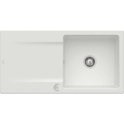 Evier VILLEROY ET BOCH Siluet 60 Steam CeramicPlus avec vidage automatique