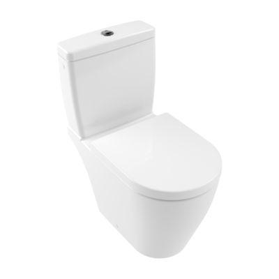 WC à poser sans bride VILEROY ET BOCH Avento avec abattant frein de chute déclipsable - vue 2