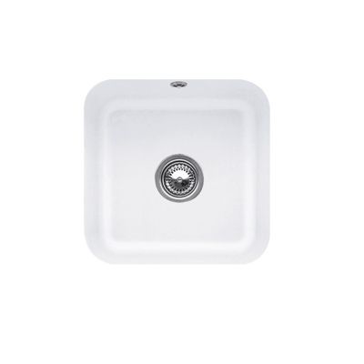 Evier 1 bac VILLEROY ET BOCH Cisterna 50 Stone CeramicPlus avec vidage manuel
