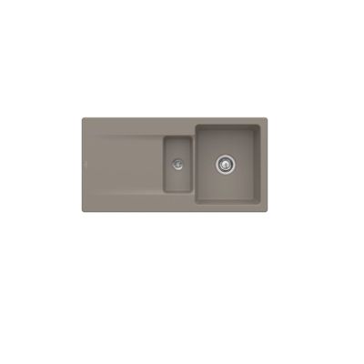 Evier 1 bac 12 VILLEROY ET BOCH Siluet 60 R Timber CeramicPlus avec vidage automatique