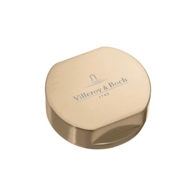 Bouton pour mécanisme 1 cuve VILLEROY & BOCH en acier inoxydable finition or