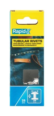 RAPID 25 rivets tubulaires 3x7mm