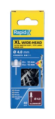 RAPID Rivets Ø4 x 18 mm 40 pcs