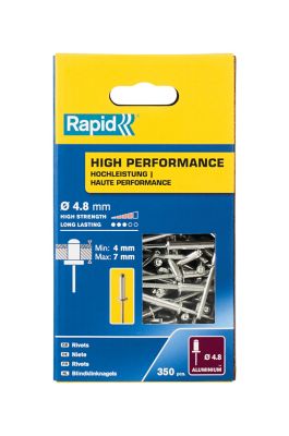 RAPID Rivets 4.8 x 10mm Alu ALU Boite de 350