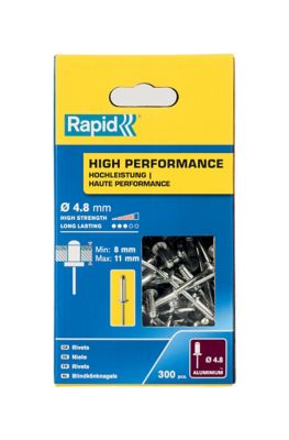 RAPID Rivets 4.8 x 14mm Alu ALU Boite de 300