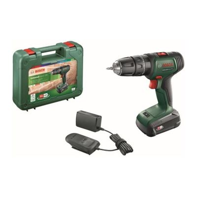 Bosch Home and Garden Universal Impact 18V 2 vitesses Perceuse à percussion sans fil + chargeur + mallette - vue 2