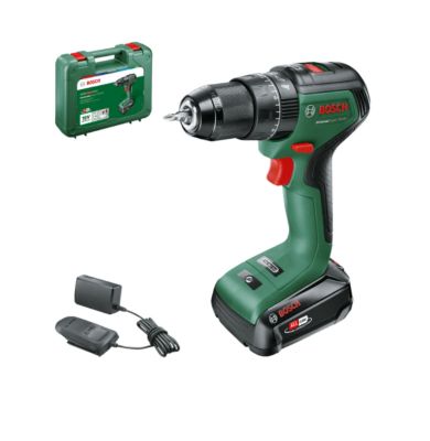 Perceuse-visseuse à percussion Universal Impact 18V-60 avec 1 batterie 2,0 Ah, chargeur et coffret - 06039D7101