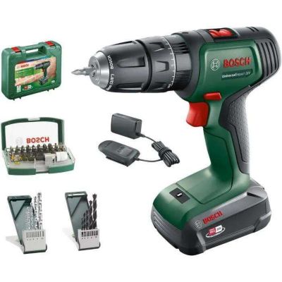 Perceuse visseuse a percussion bosch universal impact sans fil 34.0 Nm 18 V 2.0 Ah