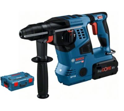 Bosch Professional – Perforateur burineur sans fil 18V – 2 batteries 5 5Ah – Force de frappe 3 3 J – SDS plus – 611921005 - vue 2