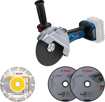 Meuleuse Angulaire Bosch GWS 18V-180 P – 18 V, Ø 180 mm, Technologie BITURBO Brushless - vue 2
