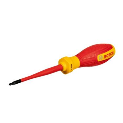 Bosch Professional tournevis VDE plat TX10x75 certifié jusqu'à 1 000 V isolé avec un élastomère thermoplastique TPE - vue 2