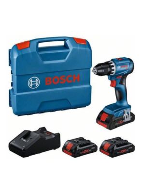 Bosch Professional Perceuse visseuse sans fil 18 V GSR 18V 45 vitesse de rotation 1900 trmin¹ avec 3 batteries ProCORE 4 0 Ah chargeur rapide GAL 18V 40 Case