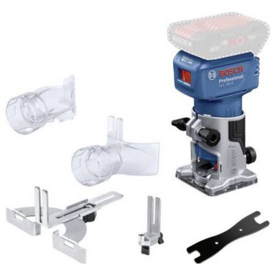 Défonceuse sans fil GLF 18V-8 18 V brushless, réglage crémaillère, LED, sans accu