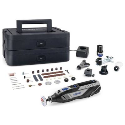 Dremel 8250 Outil Rotatif Multifonction Sans fil 12V 65 acc 5 adaptations 1 batterie 2Ah de 5.000 à 30.000 trmin - vue 3