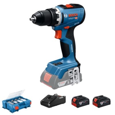 Bosch Professional 18V System Perceuse visseuse sans fil GSR 18V 65 moteur sans balais longueur de tête 166 incl. 2 batteries GBA 4.0Ah BOXX - vue 4