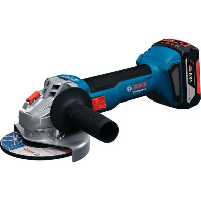 Bosch Professional 18V System meuleuse angulaire sans fil GWS 18V 8 diamètre de disque 125 mm avec 2 batteries GBA 4 0 Ah chargeur GAL 18V 40 BOXX - vue 2
