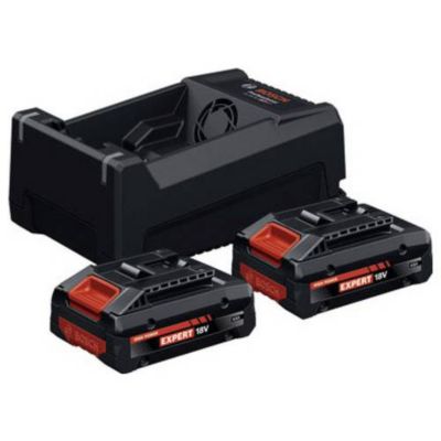 Kit de démarrage haute performance Bosch 2x EXBA18V 40 + chargeur GAL 12V18V 80 - vue 2