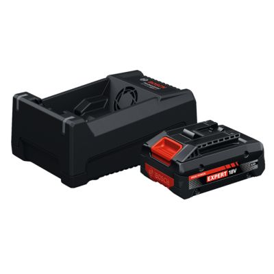 Bosch EXPERT 18V System starter set haute puissance EXBA18V 40 combiné avec chargeur rapide GAL 12V18 80 puissance maxi jusqu’à - vue 2