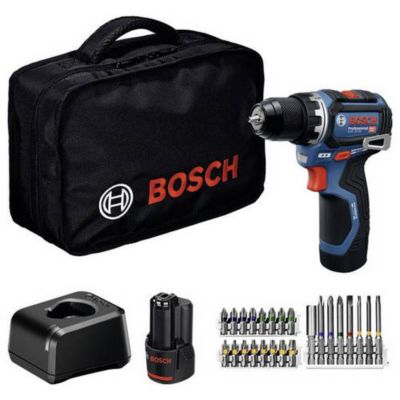 Bosch Professional perceuse visseuse 12V sans fil GSR 12V 32 Advanced KickBack Control moteur sans charbons avec batterie 2 0 Ah GAL 12V 20 accessoires calage P&C sac à outil