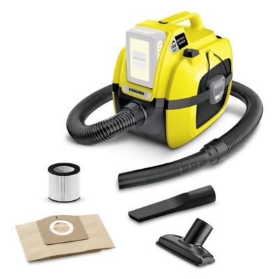 Aspirateur eau et poussières sans fil Karcher WD1 Compact  18V  7L