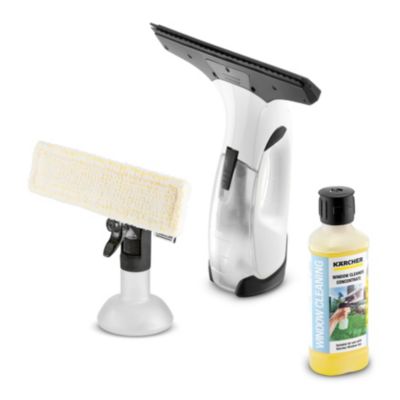 Nettoyeur de vitres Karcher WV2 PLUS blanc + détergent