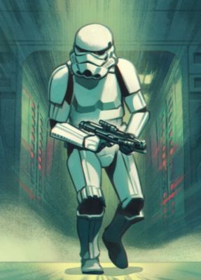 Papier peint panoramique Komar Mandalorian Stormtrooper Print L.2 m x l.280 cm