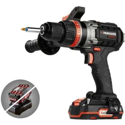Perceuse visseuse à percussion PARKSIDE PSBSAP 20 Li A1 20 V Sans fil 80 Nm