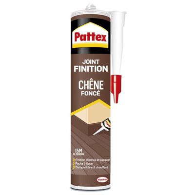 Joint de finition Pattex chêne foncé 280ml