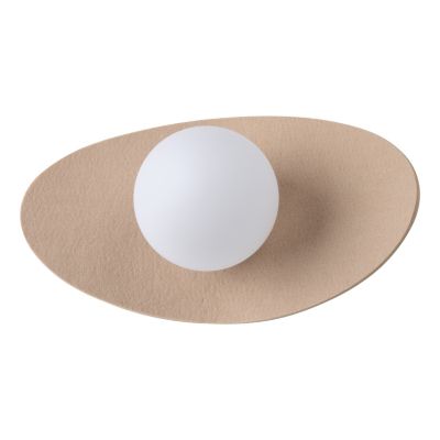 OSRAM Decor Pearl Wandleuchte G9 Wandlampe aus Filz Glas und Metall für Schlafzimmer und Flur