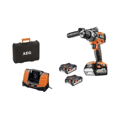 Perceuse-Percussion AEG BSB18C2BLLI-X03C – 18V Brushless Avec 3 Batteries - vue 2