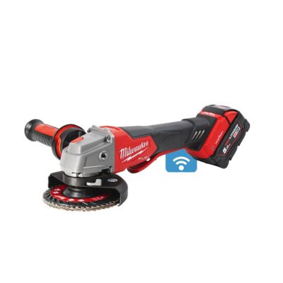 Meuleuse d'angle Milwaukee 125 mm 18V avec batterie 5Ah - Performance et sécurité optimales