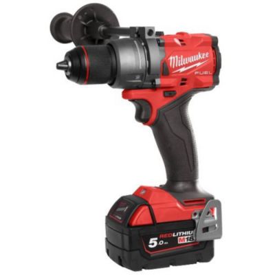 Perceuse Visseuse À Percussion Milwaukee M18 FPD3-502X – 18V, 158 Nm, 2 Batteries 5Ah, Chargeur Rapide, HD BOX - vue 2