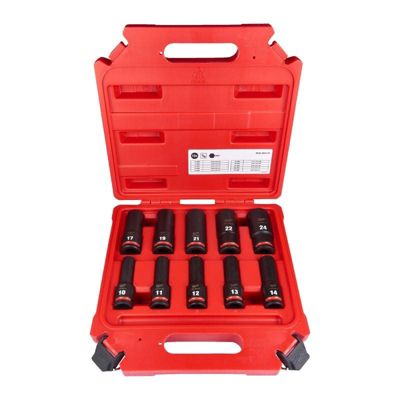 Douilles à chocs MILWAUKEE 4932480457 Set de 10 Acier Hexagonal - vue 2