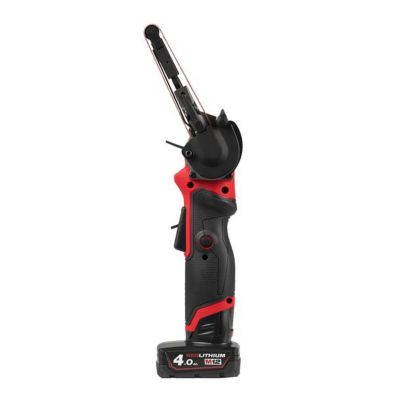 Ponceuse à bande 10 mm 12V 4Ah Milwaukee M12 FBFL10402B Performance et Précision