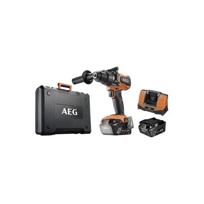 Perceuse visseuse à percussion Brushless AEG 18V 2 batteries 6.0Ah Chargeur BSB18BL - vue 3